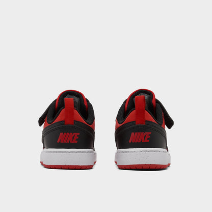 Nike Court Borough Low Recraft TD Rouge Université / Noir - Blanc
