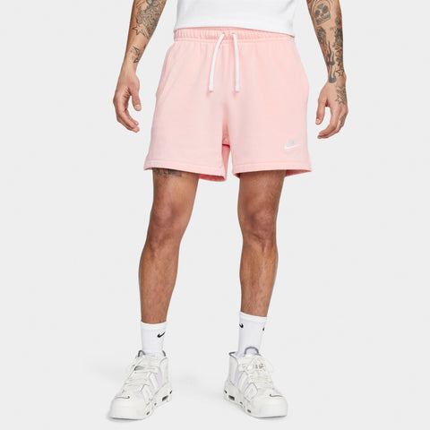Nike club shorts pink hotsell