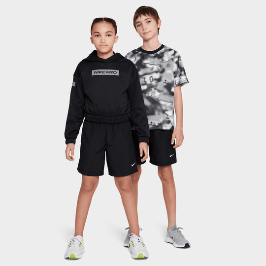 Nike Junior Boys' Dri-FIT Training Shorts Black / White