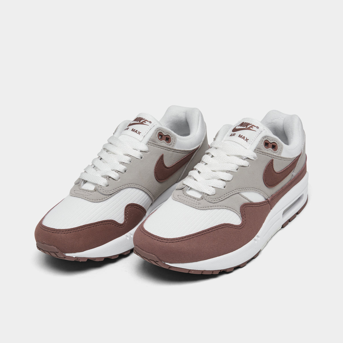 Nike Women's Air Max 1 Summit White / Smokey Mauve - Light Iron Ore ...