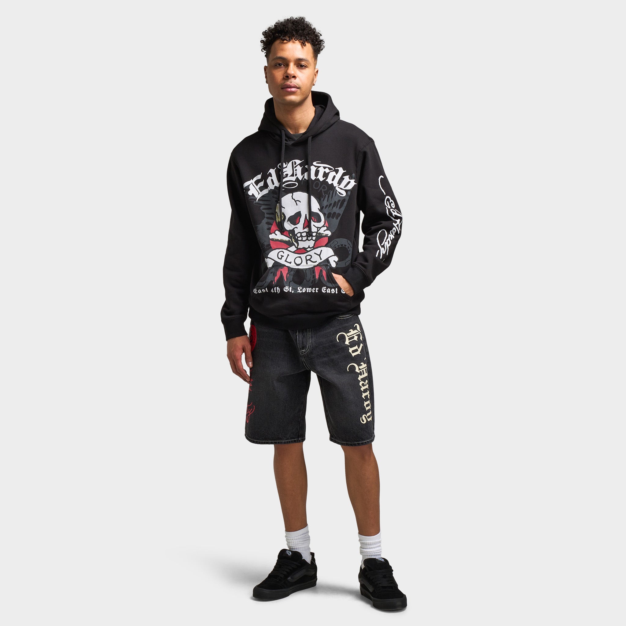 Ed Hardy Skull Pullover Hoodie / Black – JD Sports