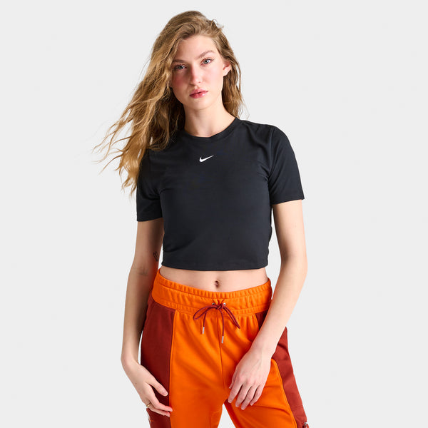 Nike Sportswear Women s Essential Slim Crop T Shirt Black