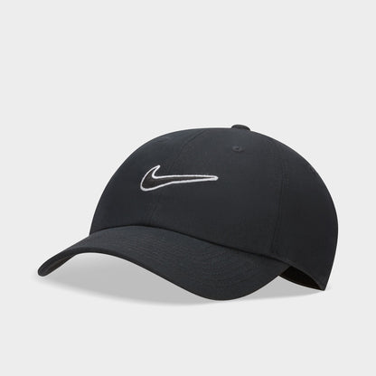 Nike Club Unstructured Swoosh Cap Black / Black