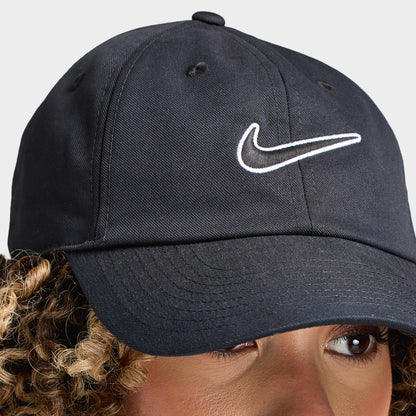 Nike Club Unstructured Swoosh Cap Black / Black