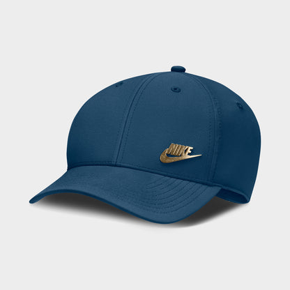 Nike Structured Metal Logo Cap Blue Force / Metallic Gold