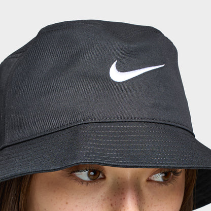 Nike Apex Swoosh Bucket Hat Black / White