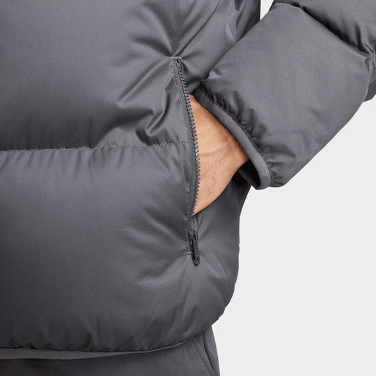 Veste polaire Nike Sportswear Club Gris fer / Blanc