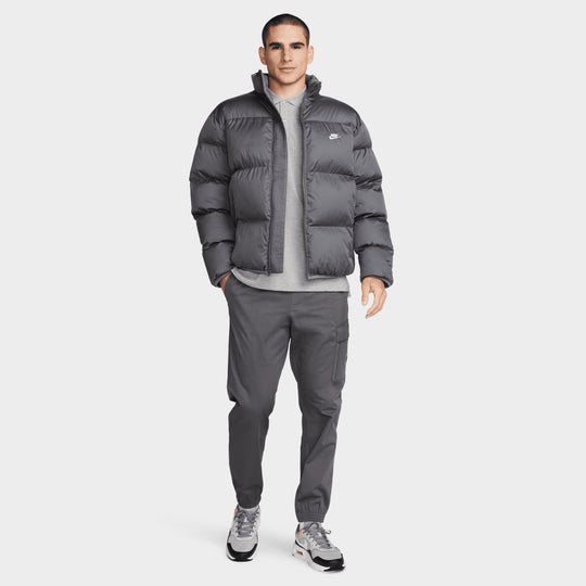 Veste polaire Nike Sportswear Club Gris fer / Blanc
