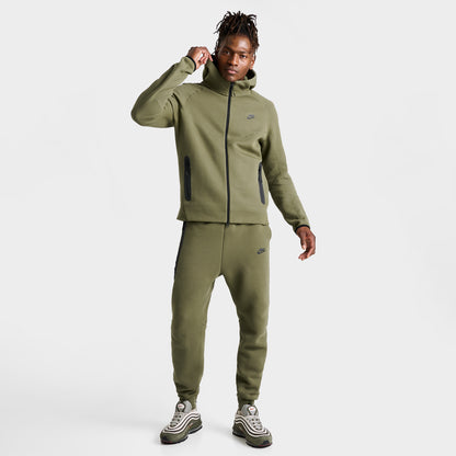 Nike Sportswear Tech Fleece Windrunner Full Zip Hoodie Medium Olive / Black