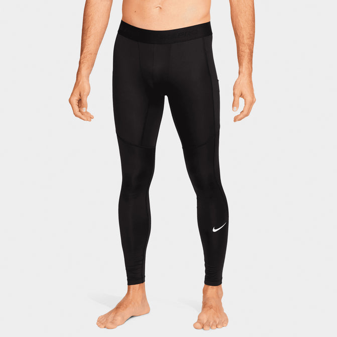 Nike Pro Dri FIT Fitness Tights Black White Size XL