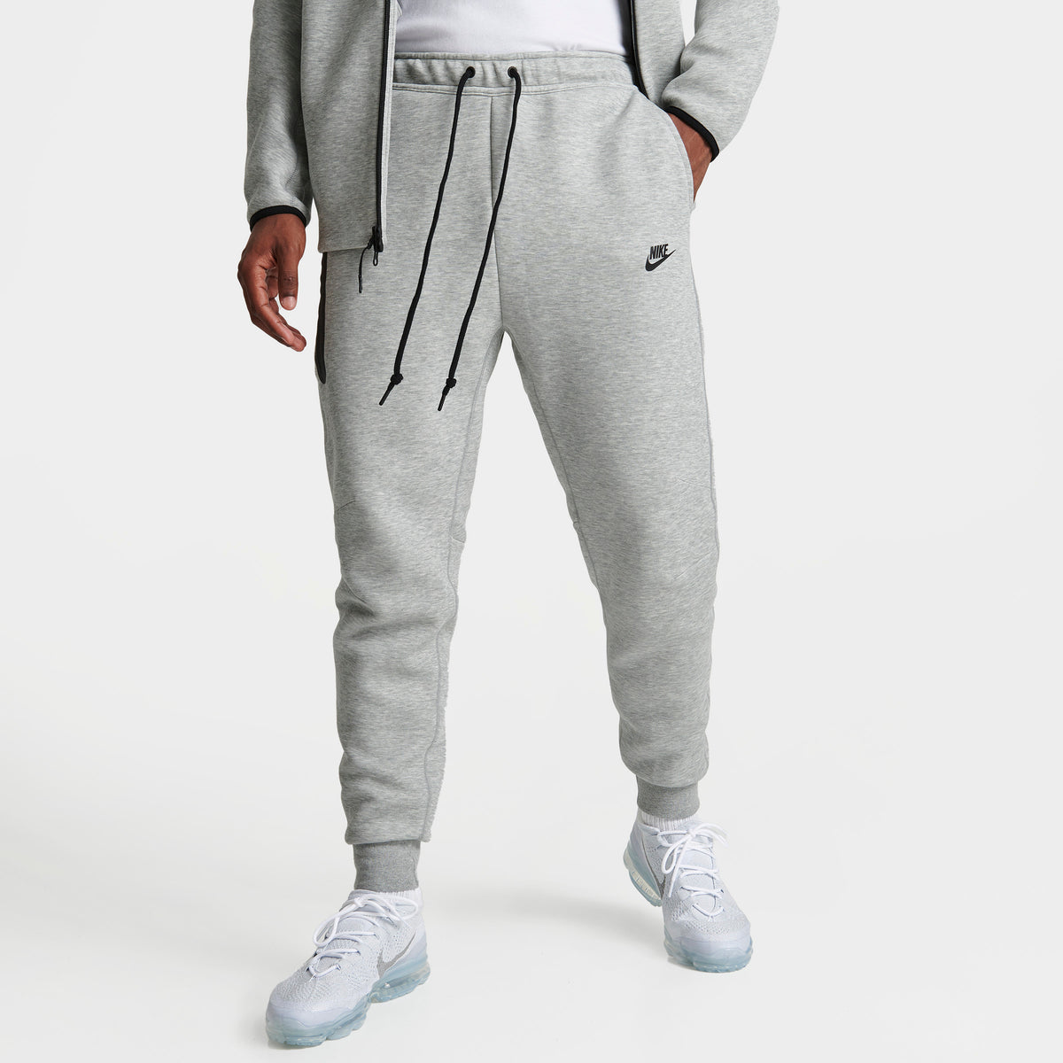 Nike Sportswear Tech Fleece Slim Fit Joggers Dark Grey Heather / Black ...