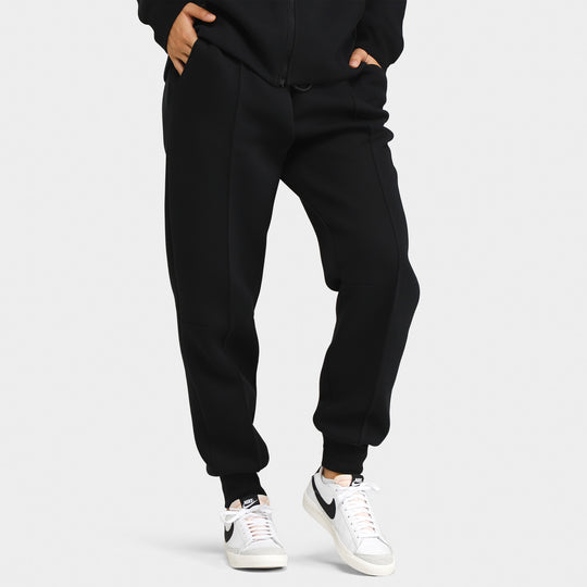 Jogging Tech Fleece à taille moyenne de Nike Sportswear Women / Noir