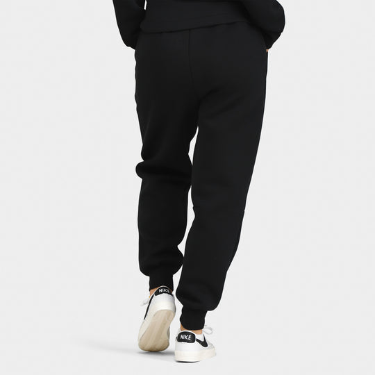 Jogging Tech Fleece à taille moyenne de Nike Sportswear Women / Noir
