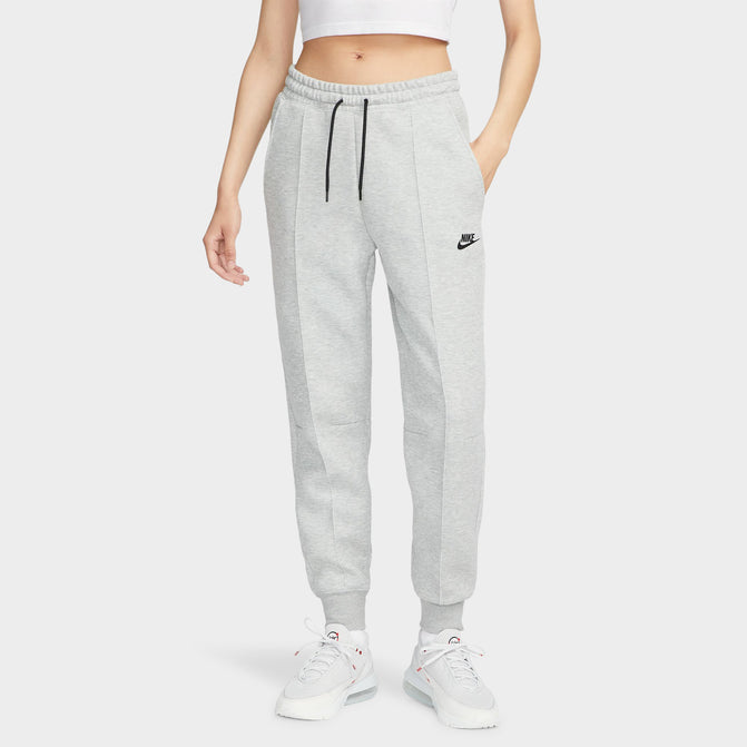 Nike Sportswear Women s Tech Fleece Mid Rise Joggers Dark Grey Heather JD Sports