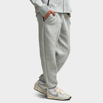 Nike Sportswear Women's Tech Fleece Mid-Rise Joggers / Dark Grey Heather / Black
