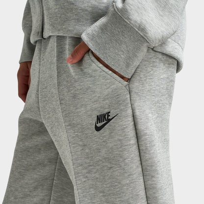 Nike Sportswear Women's Tech Fleece Mid-Rise Joggers / Dark Grey Heather / Black