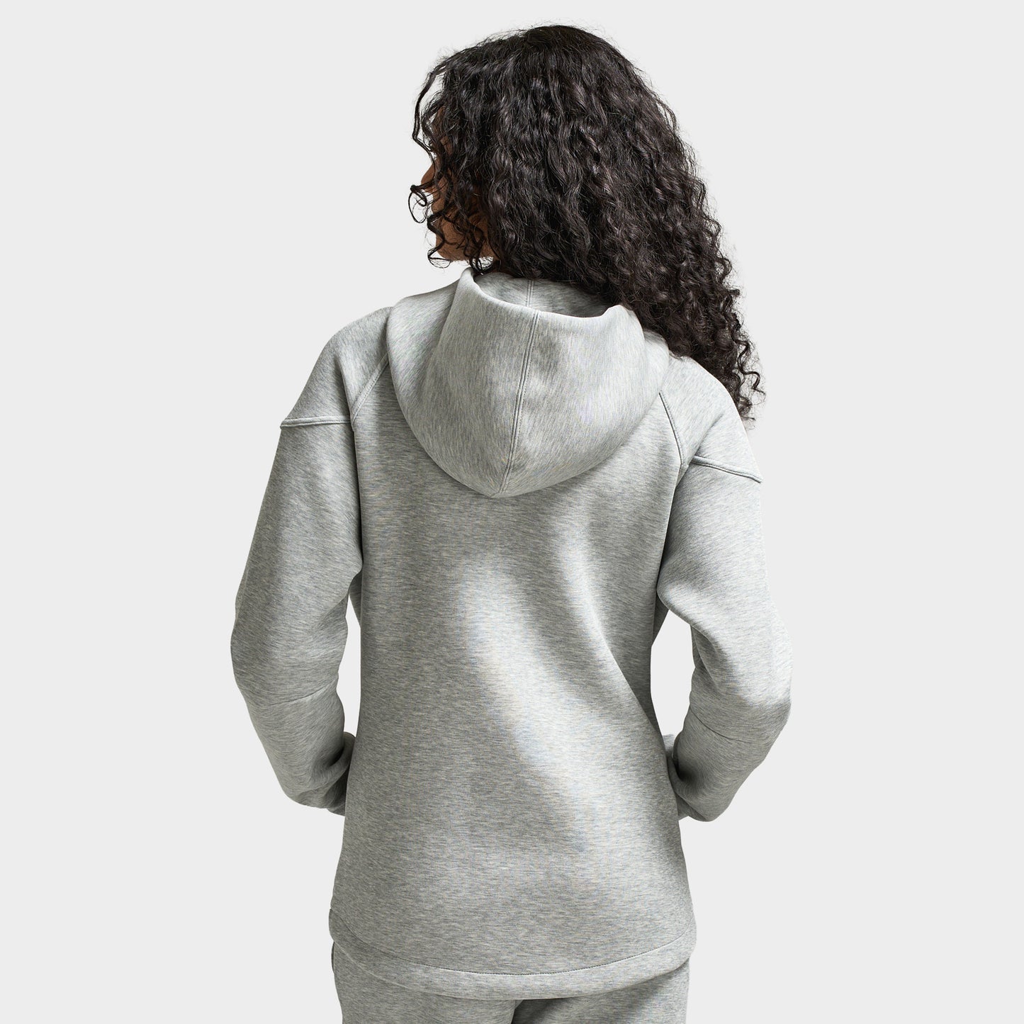 Nike Sportswear Women's Tech Fleece Windrunner Full-Zip Hoodie Dark Grey Heather / Black