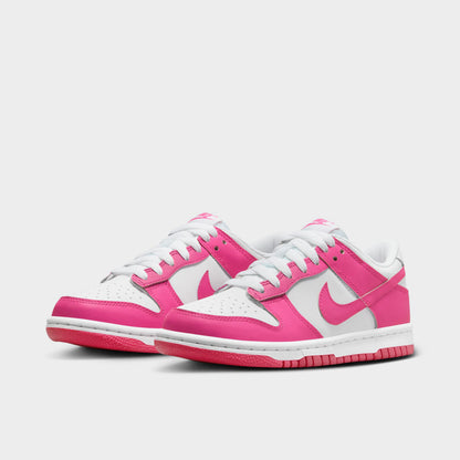 Nike Dunk Low GS White / Laser Fuchsia
