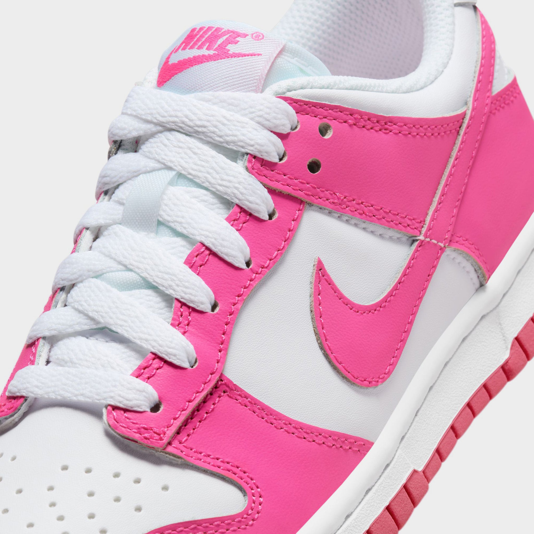 靴 Nike GS Dunk Low \"Laser Fuchsia\" Nike Dunk Low GS White / Laser Fuchsia – JD Sports