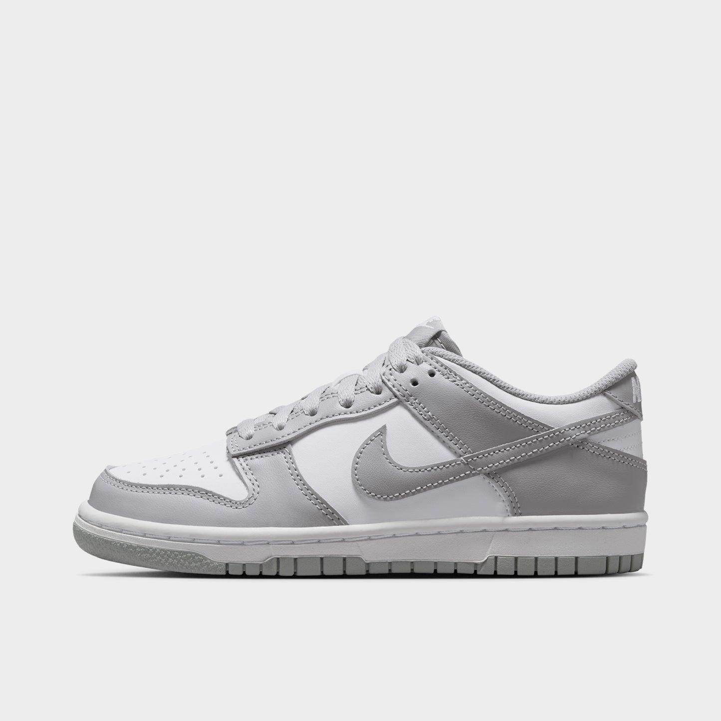 Nike Dunk GS Blanc / Gris fumé clair - Blanc
