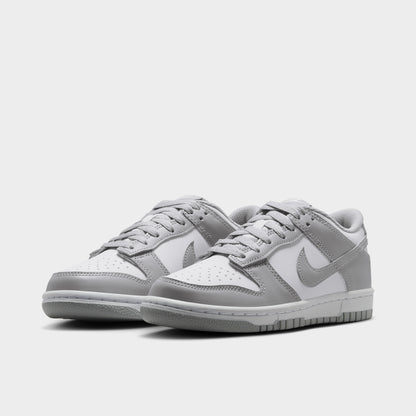 Nike Dunk GS Blanc / Gris fumé clair - Blanc