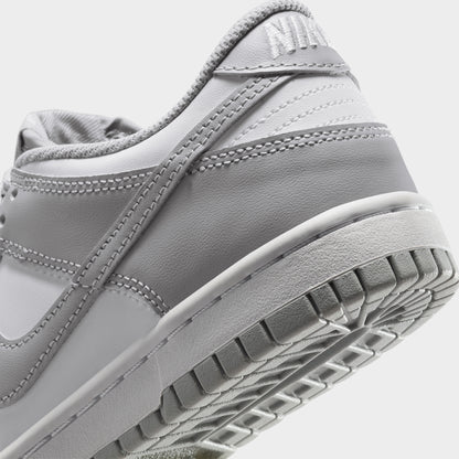 Nike Dunk GS Blanc / Gris fumé clair - Blanc