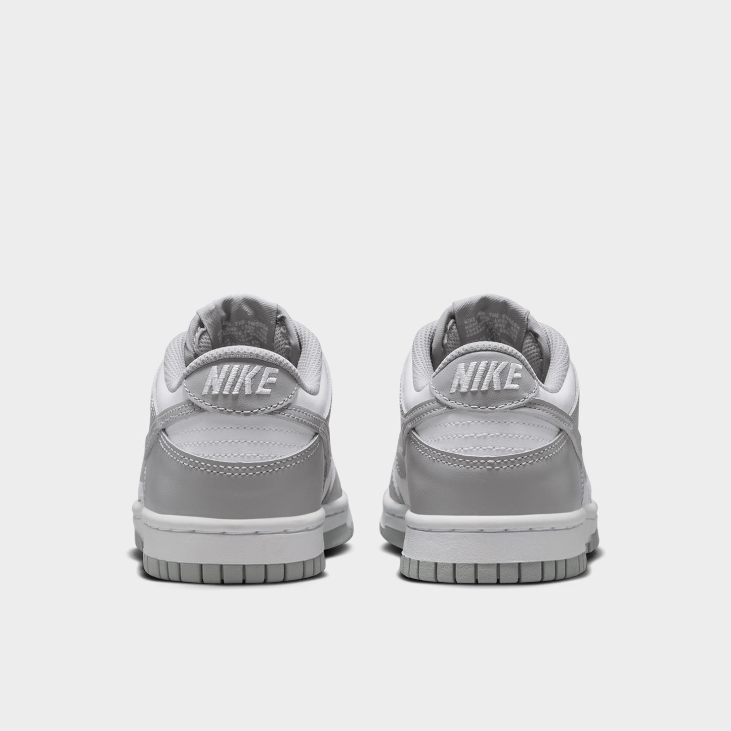 Nike Dunk GS Blanc / Gris fumé clair - Blanc