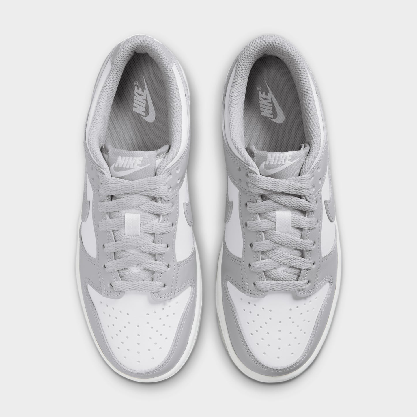 Nike Dunk GS Blanc / Gris fumé clair - Blanc