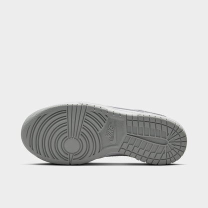 Nike Dunk GS Blanc / Gris fumé clair - Blanc