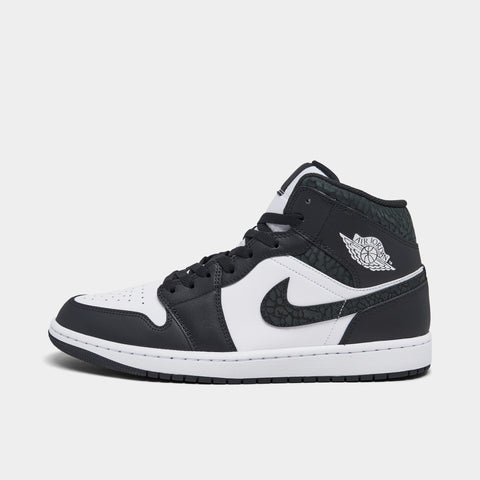 Nike jordans white and on sale black