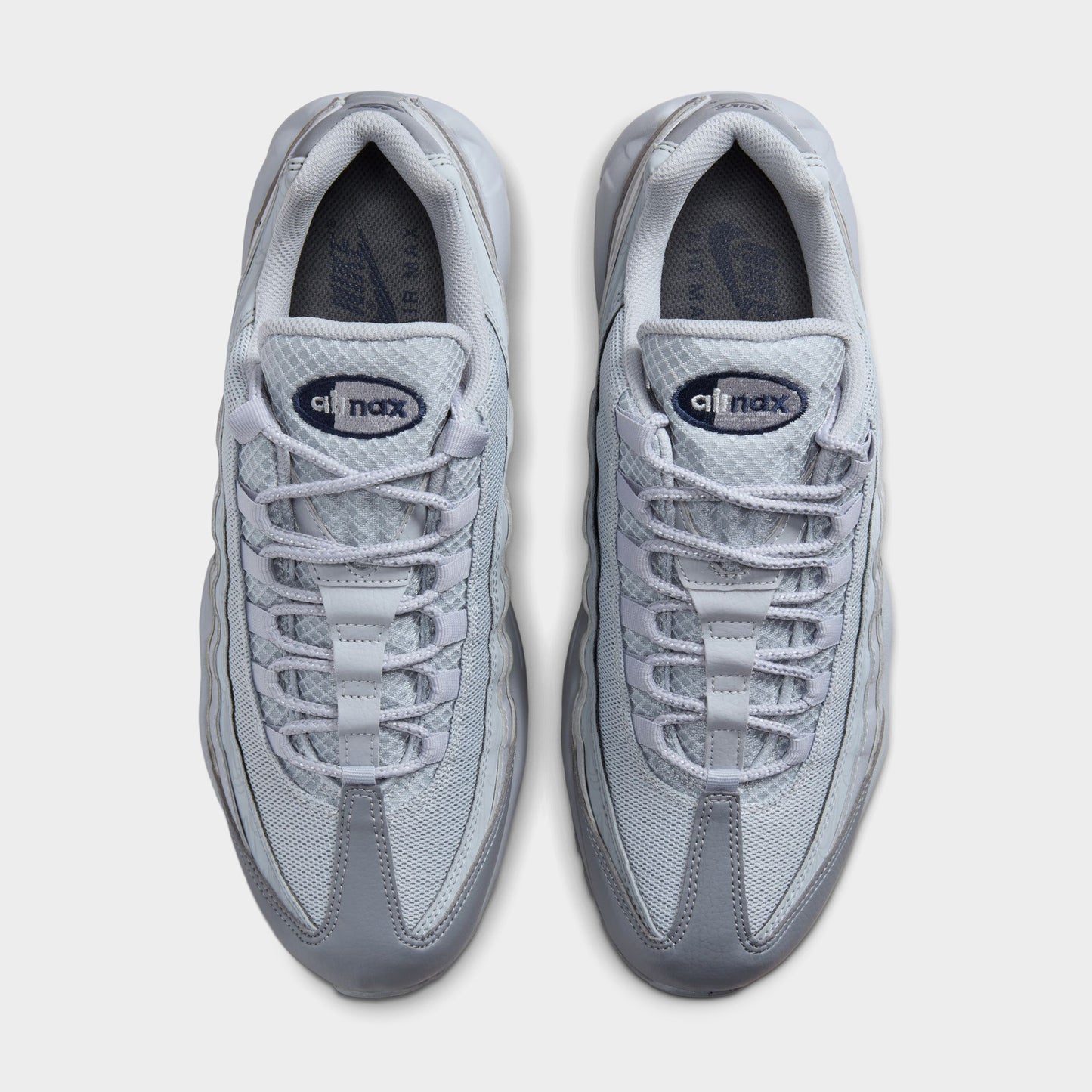 Nike Air Max 95 Gris Loup / Bleu Marine - Gris Froid