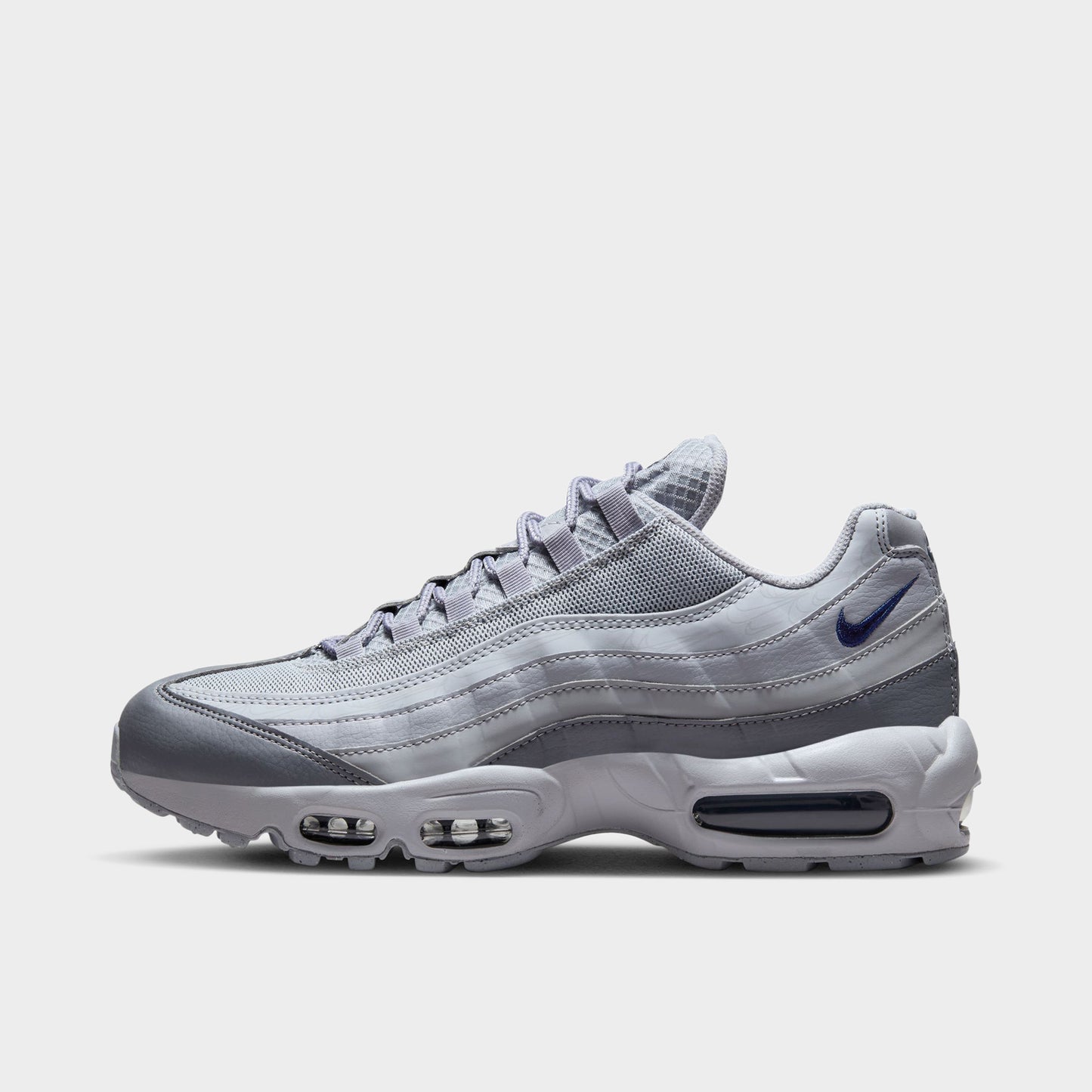 Nike Air Max 95 Gris Loup / Bleu Marine - Gris Froid