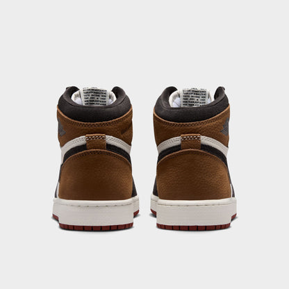 Jordan 1 Retro High OG GS Shadow Brown / Team Red - Light British Tan