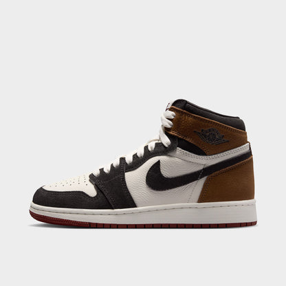 Jordan 1 Retro High OG GS Shadow Brown / Team Red - Light British Tan