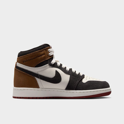 Jordan 1 Retro High OG GS Shadow Brown / Team Red - Light British Tan
