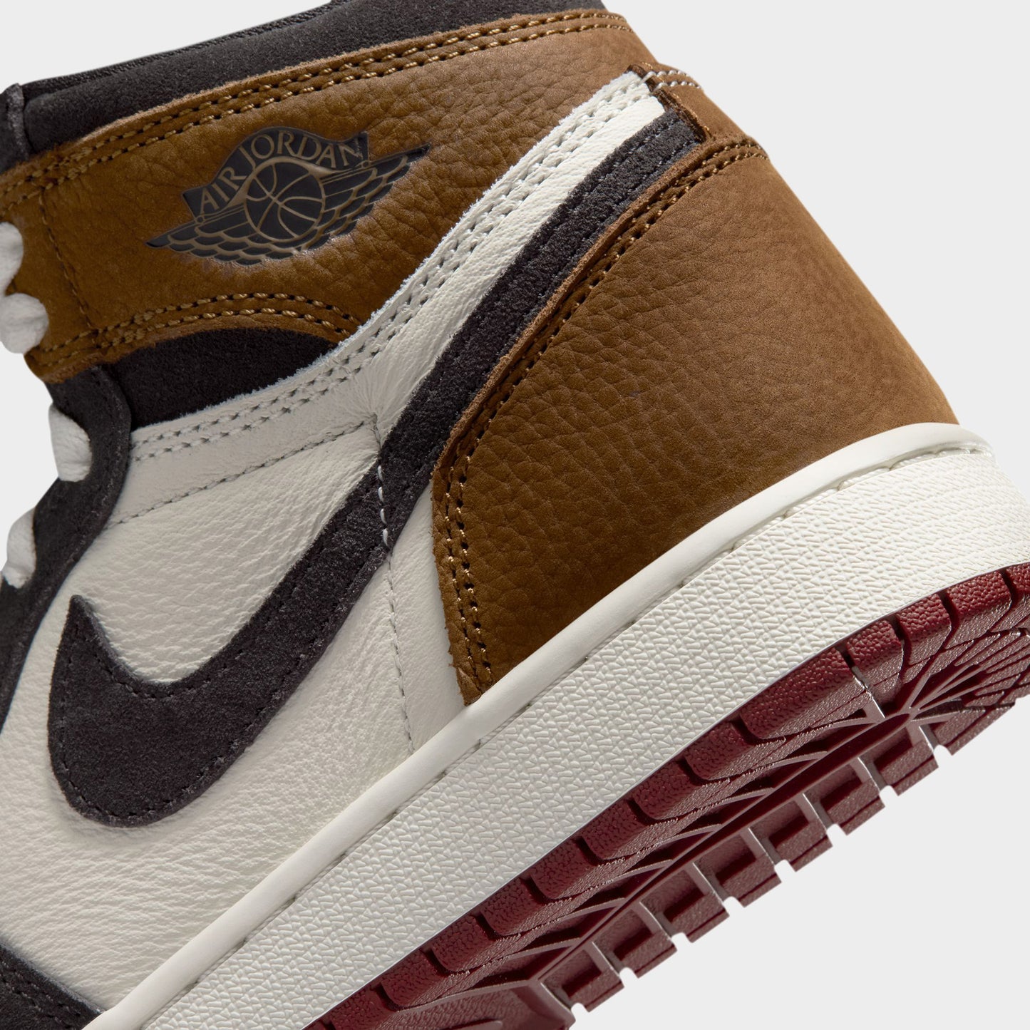 Jordan 1 Retro High OG GS Shadow Brown / Team Red - Light British Tan