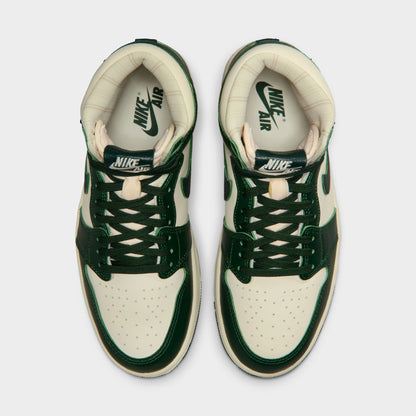 Jordan Women's 1 Retro High OG Pale Ivory / Pro Green - Fir