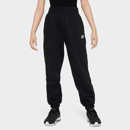 Nike Club Junior Fille Pantalon Large en Polaire / Noir