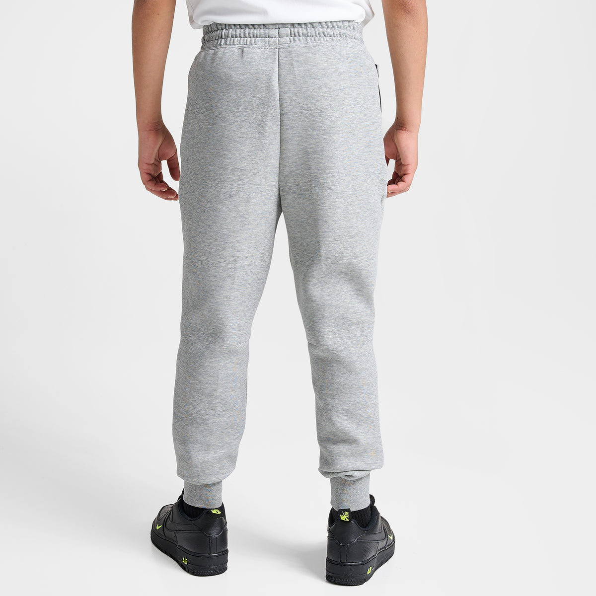 Nike Sportswear Junior Girls' Tech Fleece Joggers Dark Grey Heather / Black - Black