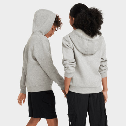 Nike Sportswear Club Juniors' Hoodie en Molleton  / Base Grey - Blanc