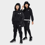 Nike Sportswear Juniors' Club Fleece Joggers Black / White
