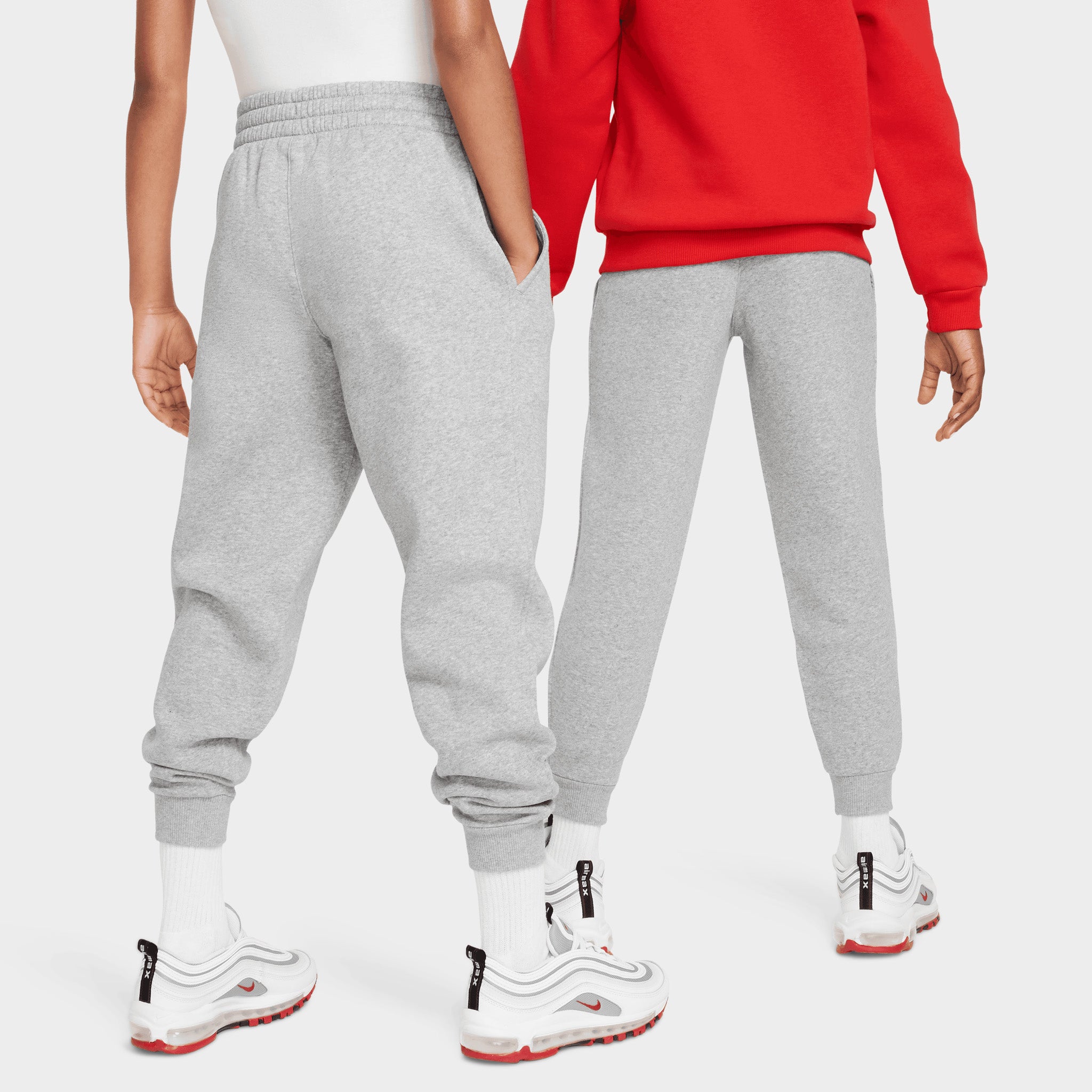 Nike Juniors' Club Fleece Joggers /Dk Grey Heather - SET – JD Sports