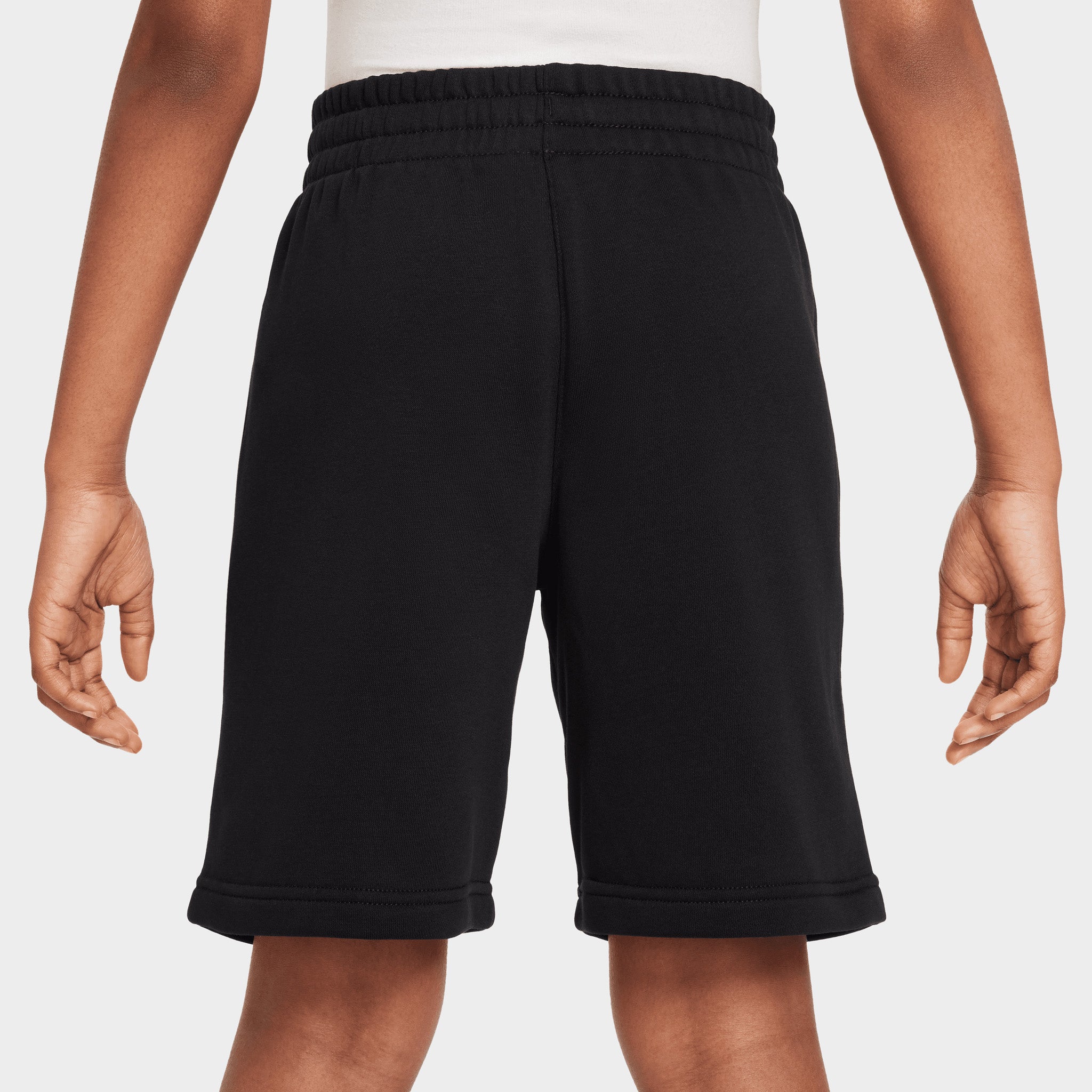 Nike Sportswear Juniors' Club Fleece French Terry Shorts Black