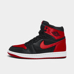 black white and red jordans womens
