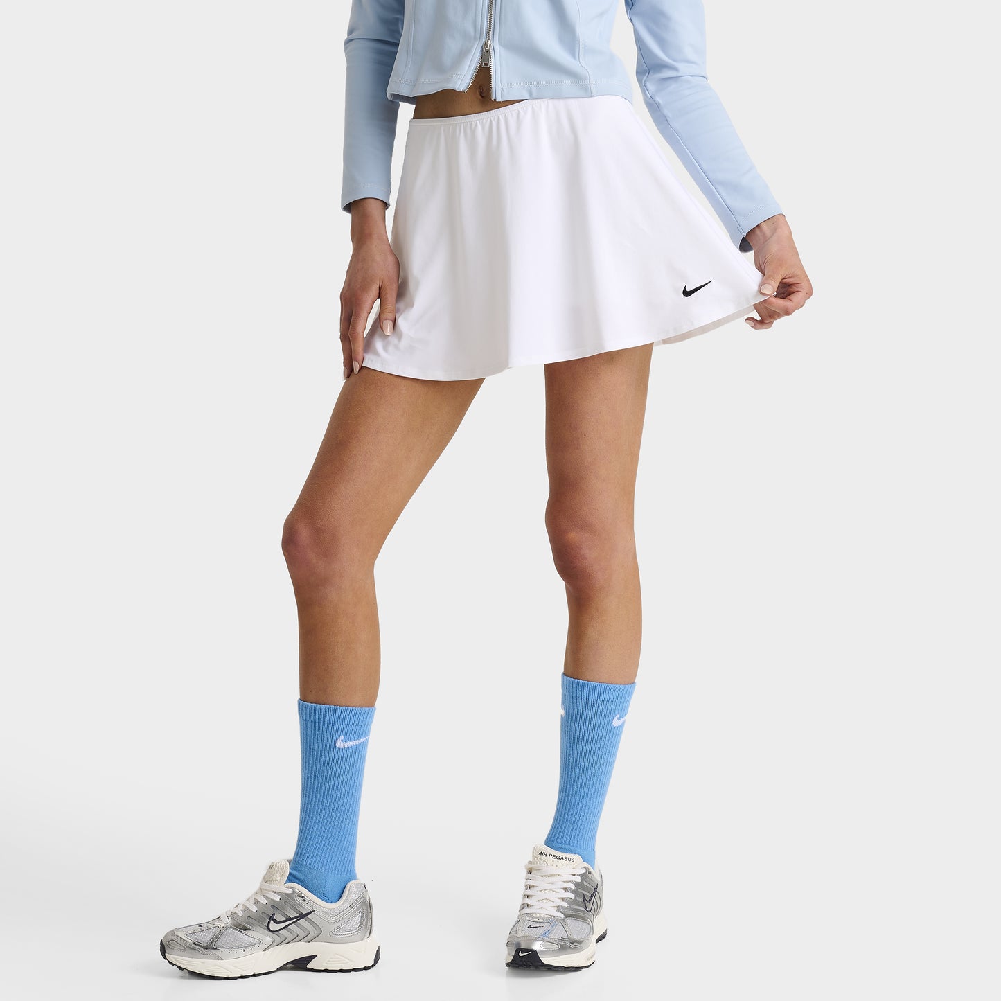 Nike Victory Women's Dri-FIT Short Flouncy Tennis Skirt White