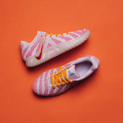 Nike JA 3 “Valentine’s Day – Pink Foam / Hyper Pink” shoe. Shop Men’s Basketball now at JD Sports.