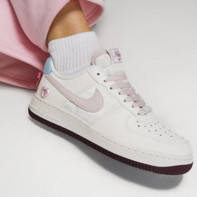 Nike Women’s Air Force 1 ’07 “Sail / Silt Red – Sail” shoe. Shop Women’s Classics now at JD Sports.