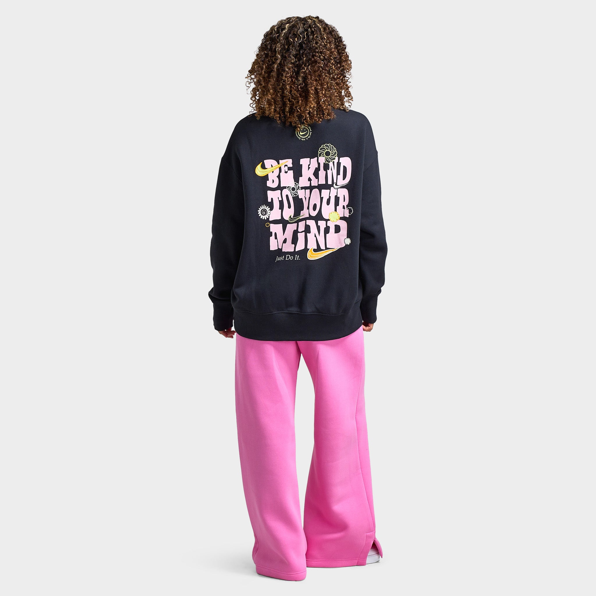 英　1006 Nike Sportswear Women's Phoenix Fleece Oversized Happy Crew