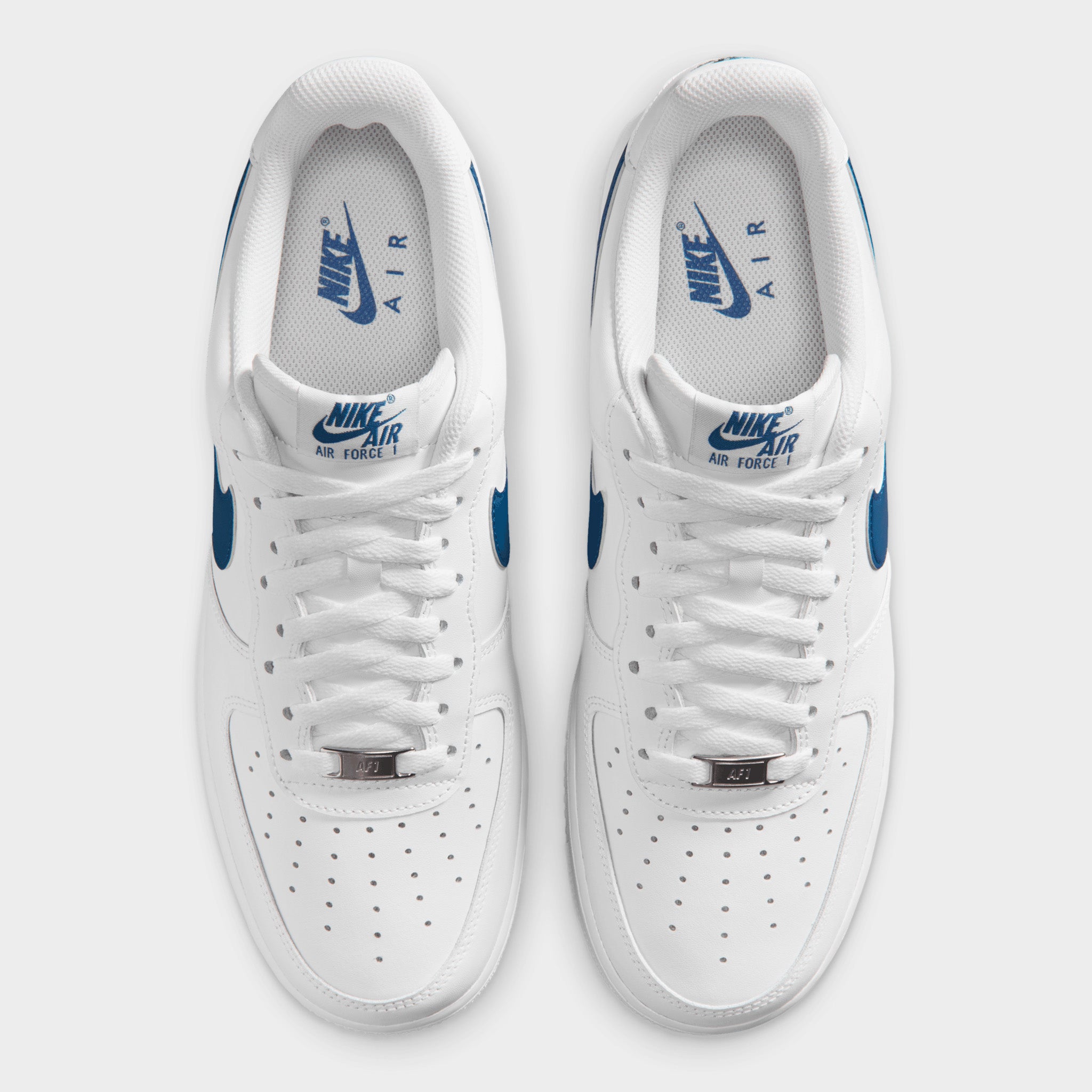 Nike Air Force 1 '07 White / Court Blue – JD Sports