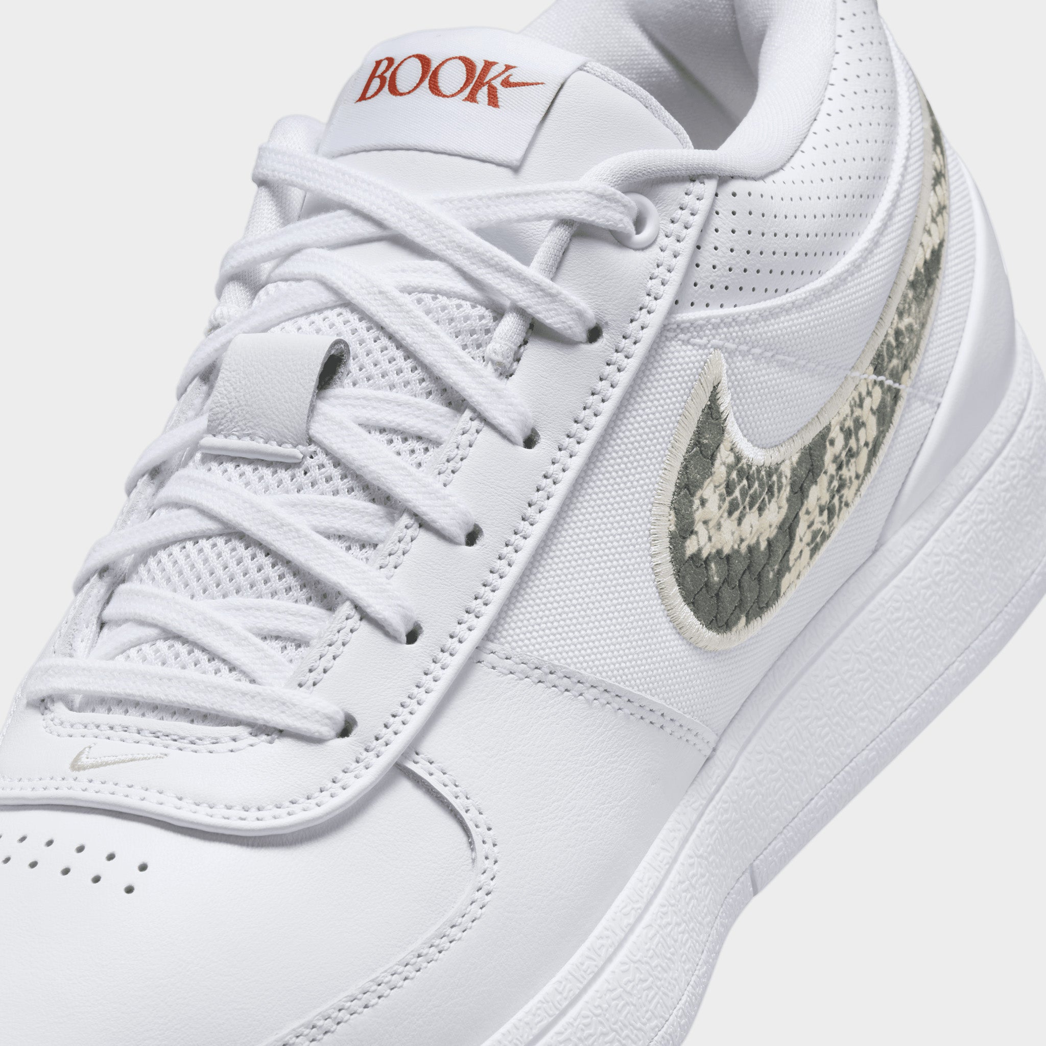 Nike Book 1 White / Light Orewood Brown - Burnt Sunrise